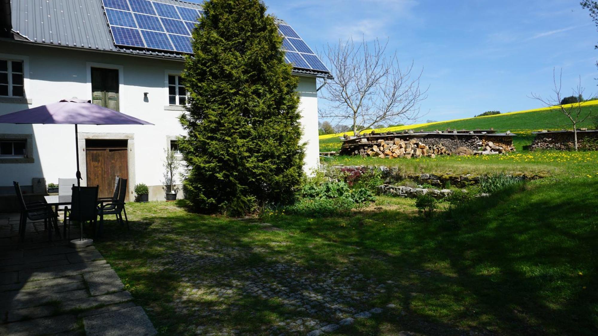 Ferienwohnung Im Bauernhaus Im Fichtelgebirge Gefrees Экстерьер фото